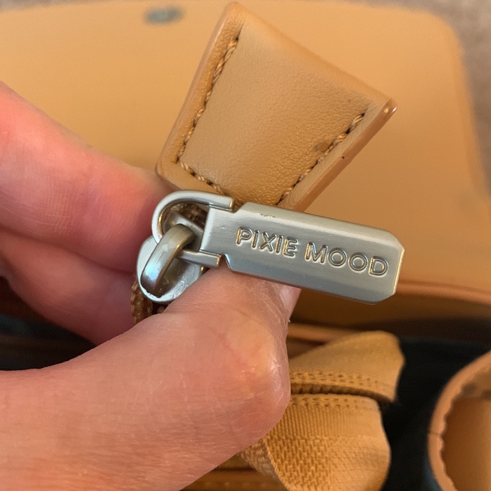 Pixie Mood Tan Vegan Leather Crossbody Purse - Picture 10 of 15